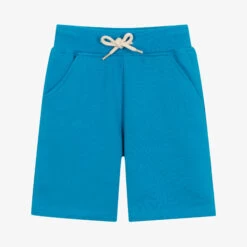 Hatley Boys Blue Cotton Jersey Shorts