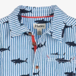Hatley Boys Blue Cotton Seersucker Shark Shirt -Kids Fashion World hatley boys blue cotton seersucker shark shirt 514965 76381c698aab4f6e19109853cb32b02d942e56c7