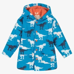 Hatley Boys Blue Dinosaur Raincoat
