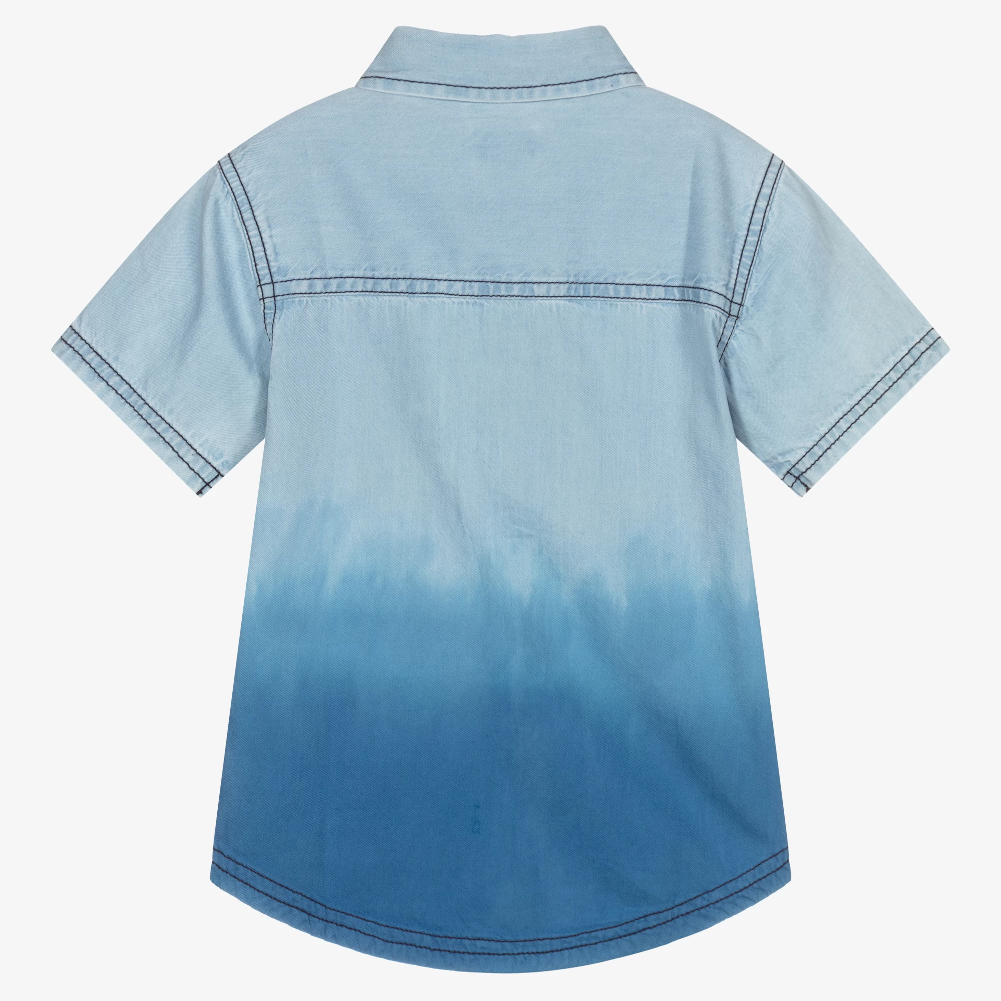 Hatley Boys Blue Dip-Dye Shirt 4 Hatley Boys Blue Dip-Dye Shirt - Image 2