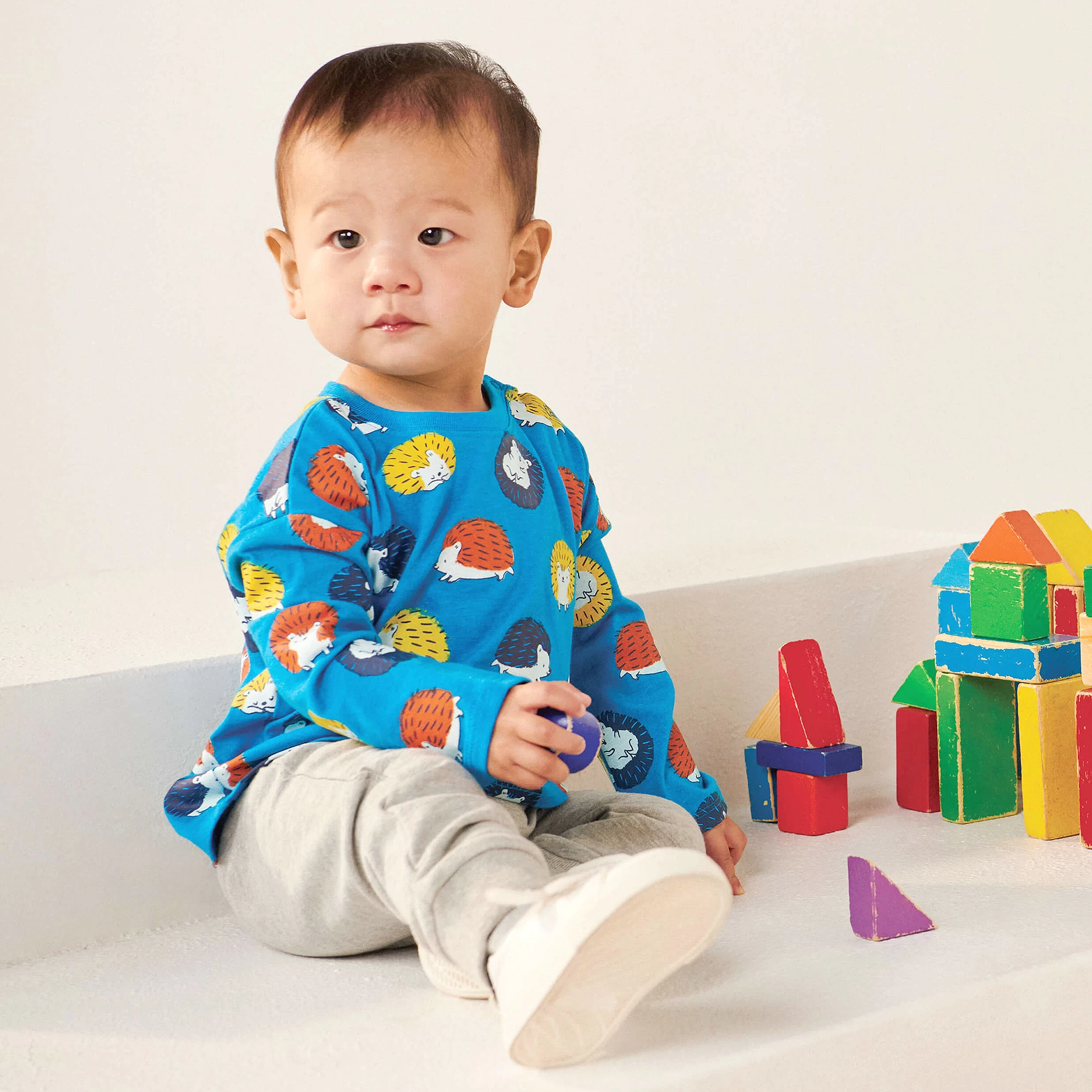 Hatley Boys Blue Hedgehogs Top 4 Hatley Boys Blue Hedgehogs Top - Image 2