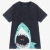 Hatley Boys Blue Marl Cotton T-Shirt