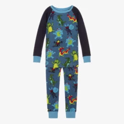 Hatley Boys Blue Monster Pyjamas