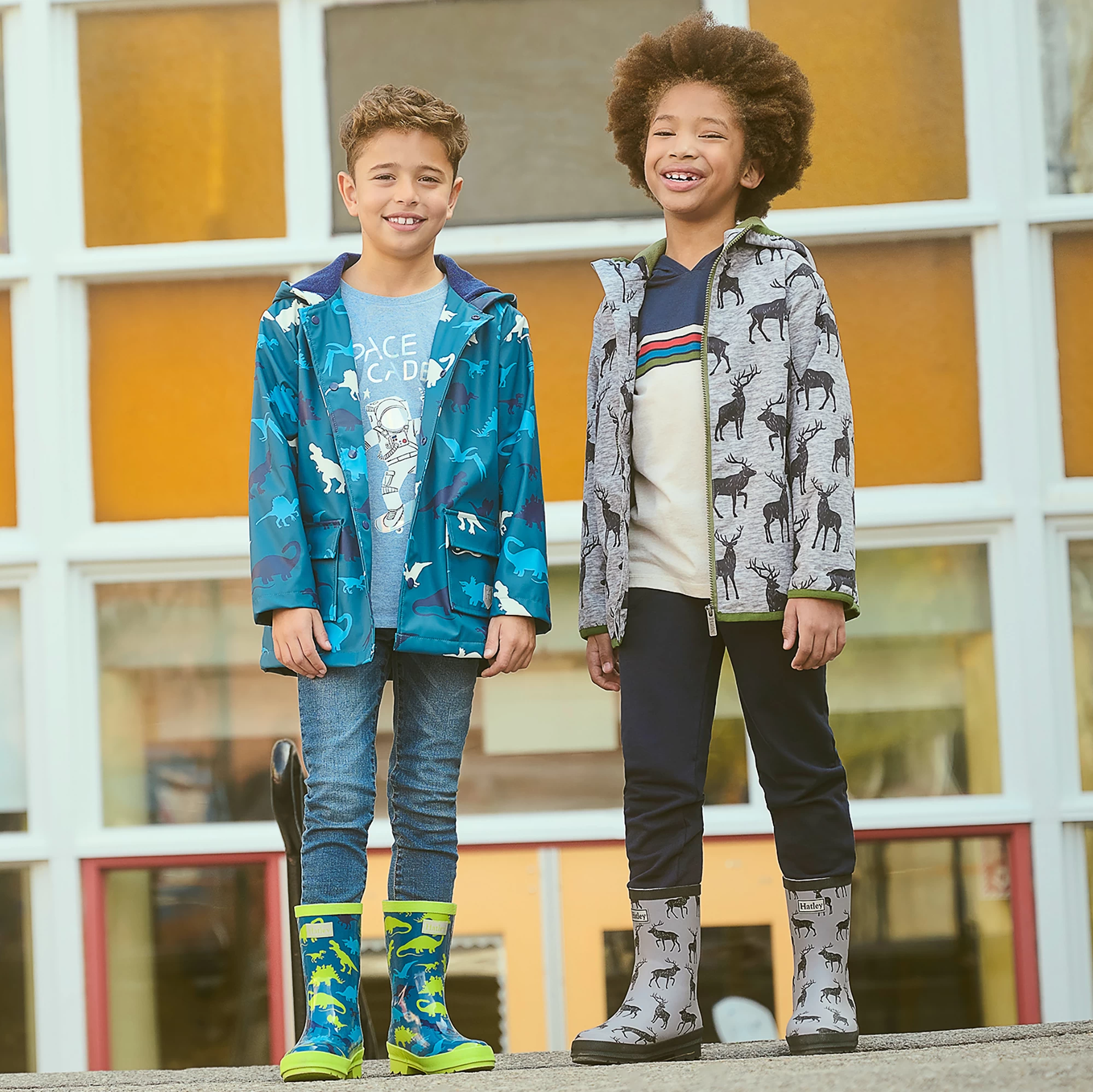 Hatley Boys Blue Real Dinos Rain Boots & Socks 4 Hatley Boys Blue Real Dinos Rain Boots & Socks - Image 2