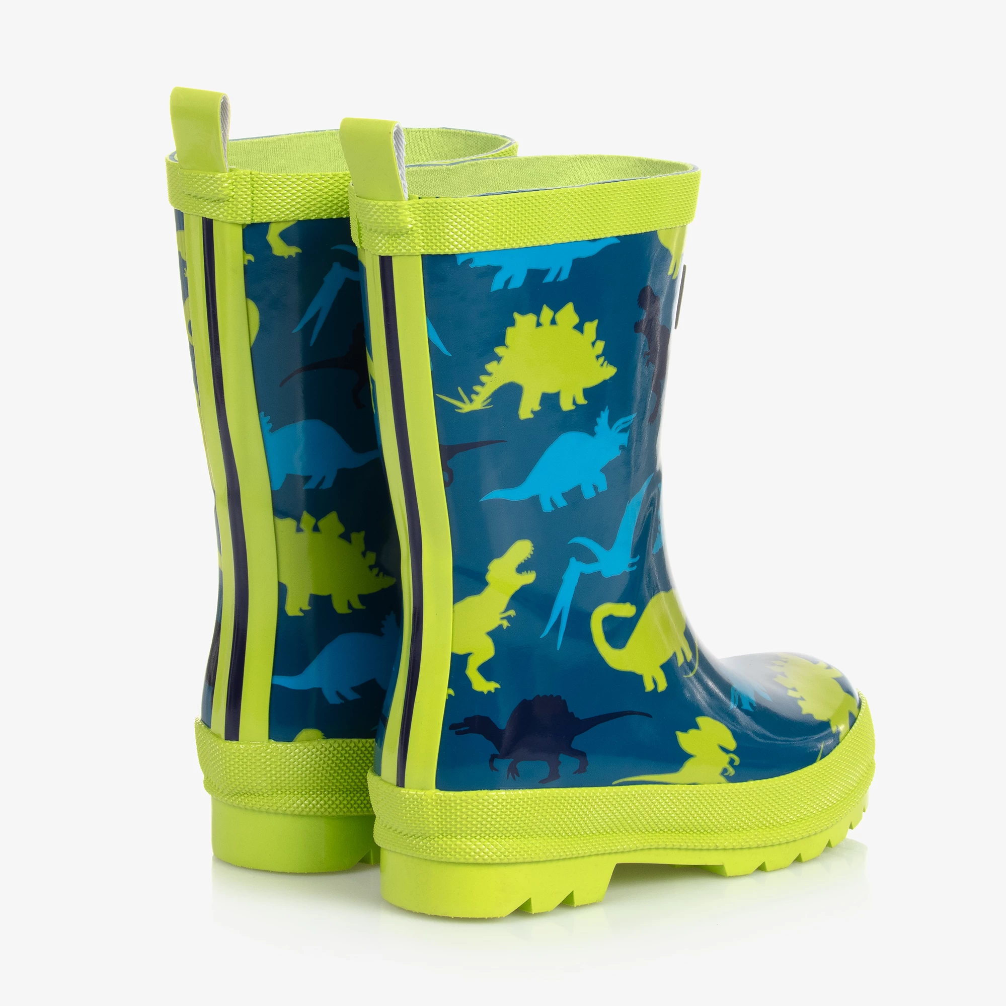 Hatley Boys Blue Real Dinos Rain Boots & Socks 7 Hatley Boys Blue Real Dinos Rain Boots & Socks - Image 5
