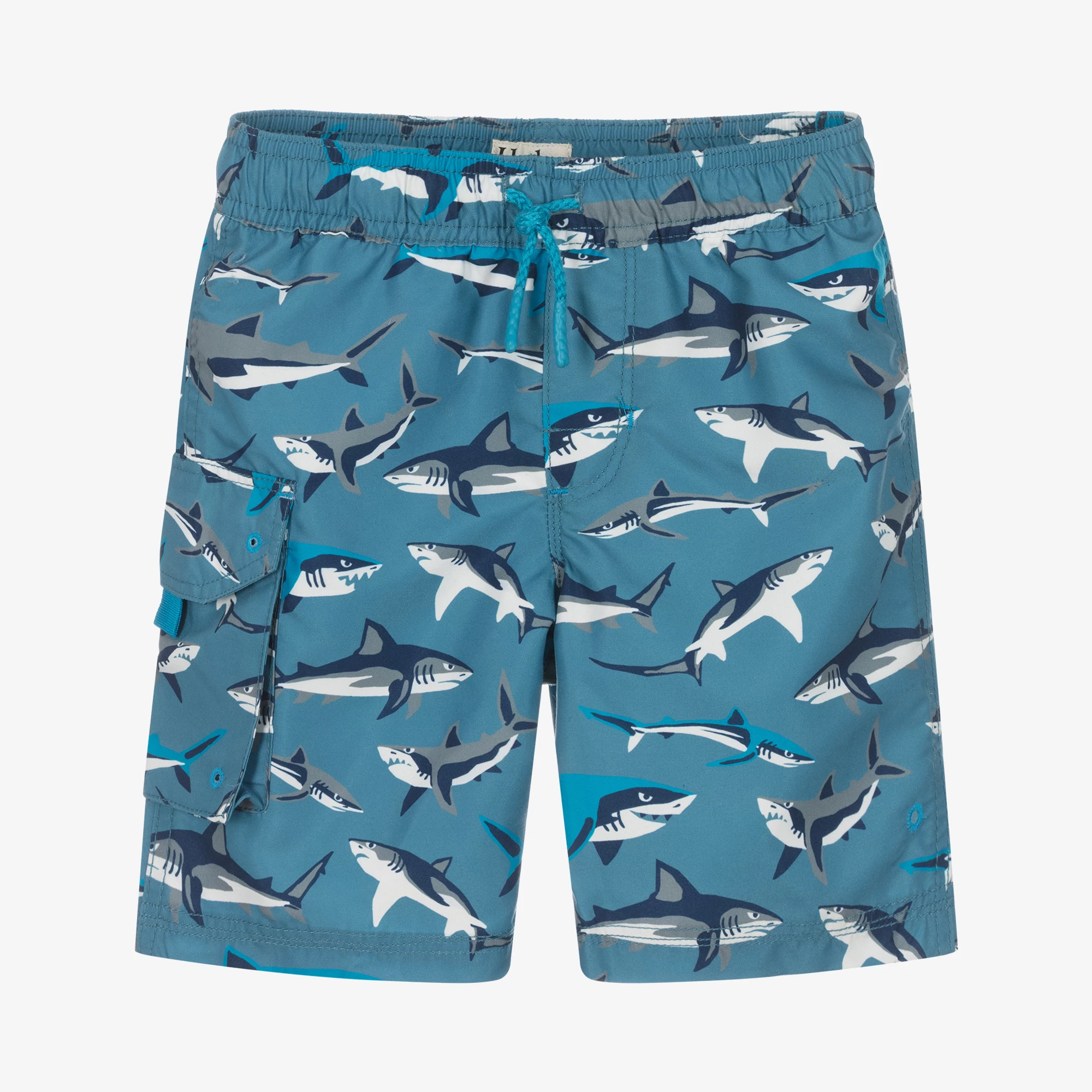 Hatley Boys Blue Sharks Swim Shorts (UPF50+) 3 Hatley Boys Blue Sharks Swim Shorts (UPF50+)