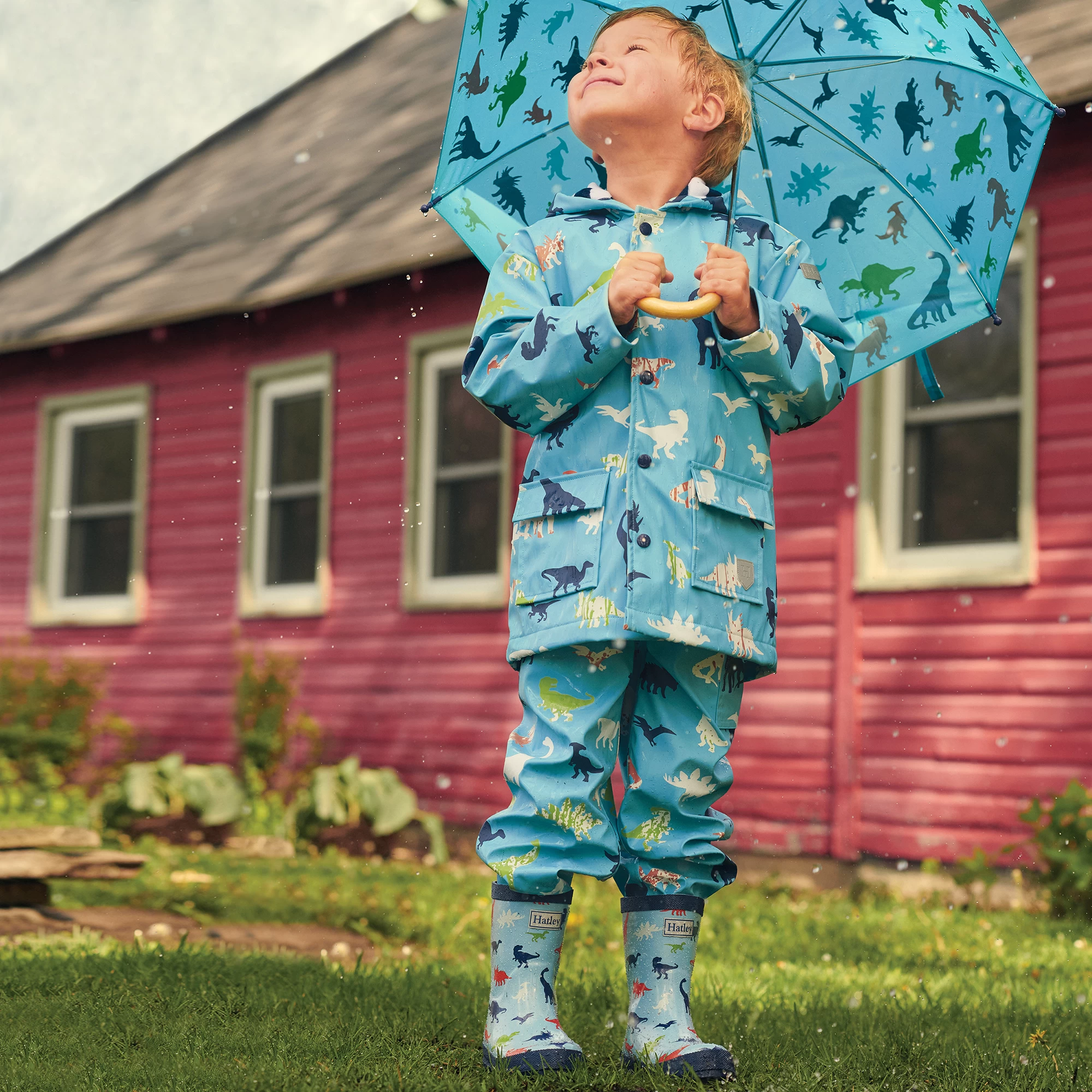 Hatley Boys Blue Splash Trousers 4 Hatley Boys Blue Splash Trousers - Image 2