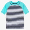 Hatley Boys Blue Striped Swim Top (UPF50+) -Kids Fashion World hatley boys blue striped swim top upf50 514971 d789460b30d5ac77db66a772a44632dc31a715e1