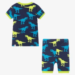 Hatley Boys Blue T-Rex Short Pyjamas -Kids Fashion World hatley boys blue t rex short pyjamas 514946 f692489b581f2605afc409bb82628520adb8a1e5