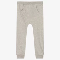 Hatley Boys Grey Cotton Joggers