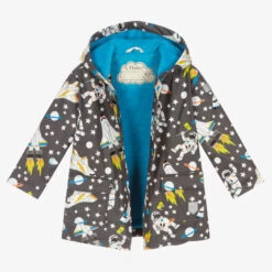 Hatley Boys Grey Outer Space Raincoat -Kids Fashion World hatley boys grey outer space raincoat 457108 7dd73477126cb15184bbff90a5203904b59274e6