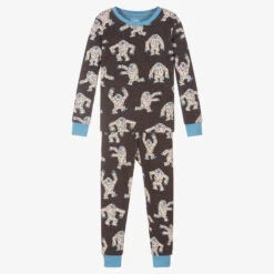 Hatley Boys Grey Yeti Pyjamas
