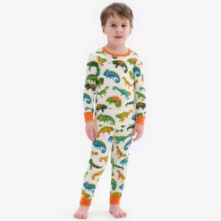 Kids Fashion World -Kids Fashion World hatley boys ivory chameleon cotton pyjamas 514992 1b87f828cd2cb89caa6bc28783e27d4c200d5360 outfit