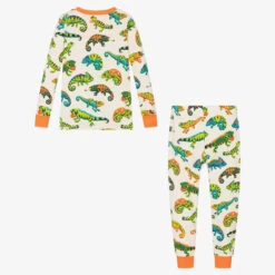 Hatley Boys Ivory Chameleon Cotton Pyjamas -Kids Fashion World hatley boys ivory chameleon cotton pyjamas 514992 612a348d653f2a72f92e2487cdd1aba80b6578ec