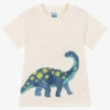Hatley Boys Ivory Cotton Dinosaur T-Shirt 1 Hatley Boys Ivory Cotton Dinosaur T-Shirt -Kids Fashion World hatley boys ivory cotton dinosaur t shirt 515048 cb50c49dda22832d125aa12a6a364852ad6a1ea0