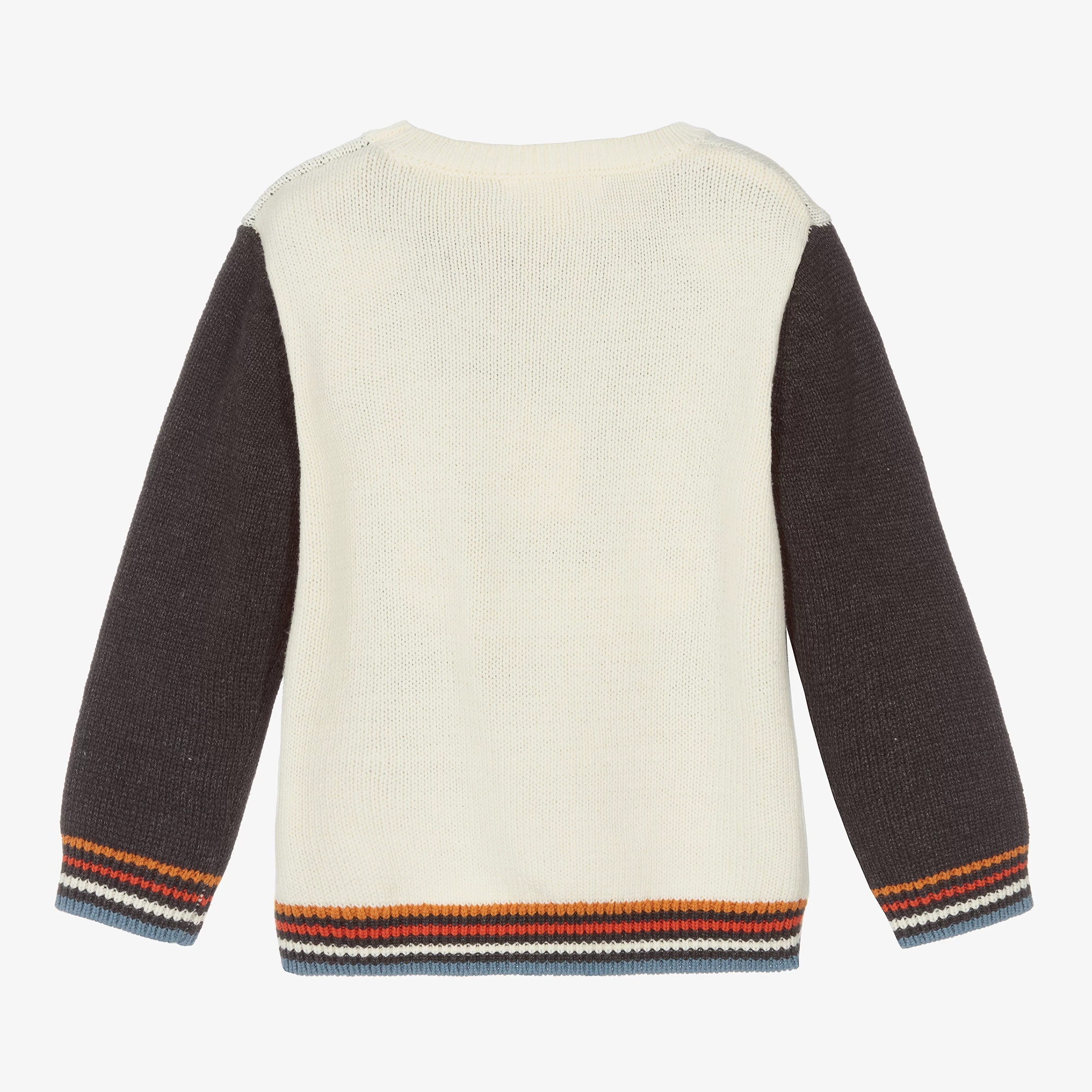 Hatley Boys Ivory Penguin Jumper 4 Hatley Boys Ivory Penguin Jumper - Image 2