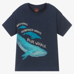 Hatley Boys Navy Blue Graphic T-Shirt