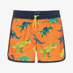 Hatley Boys Orange Swim Shorts (UPF50+)