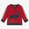 Hatley Boys Red & Blue Elk Sweatshirt -Kids Fashion World hatley boys red blue elk sweatshirt 457162 619ea1de7d850b1755b56d03989a6ba1a2a7b81f