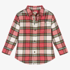 Hatley Boys Red Cotton Check Shirt -Kids Fashion World hatley boys red cotton check shirt 457180 14fd7c7dc1f3e858de31dca21f75243705d3e47e