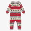 Hatley Boys Red Cotton Knit Romper