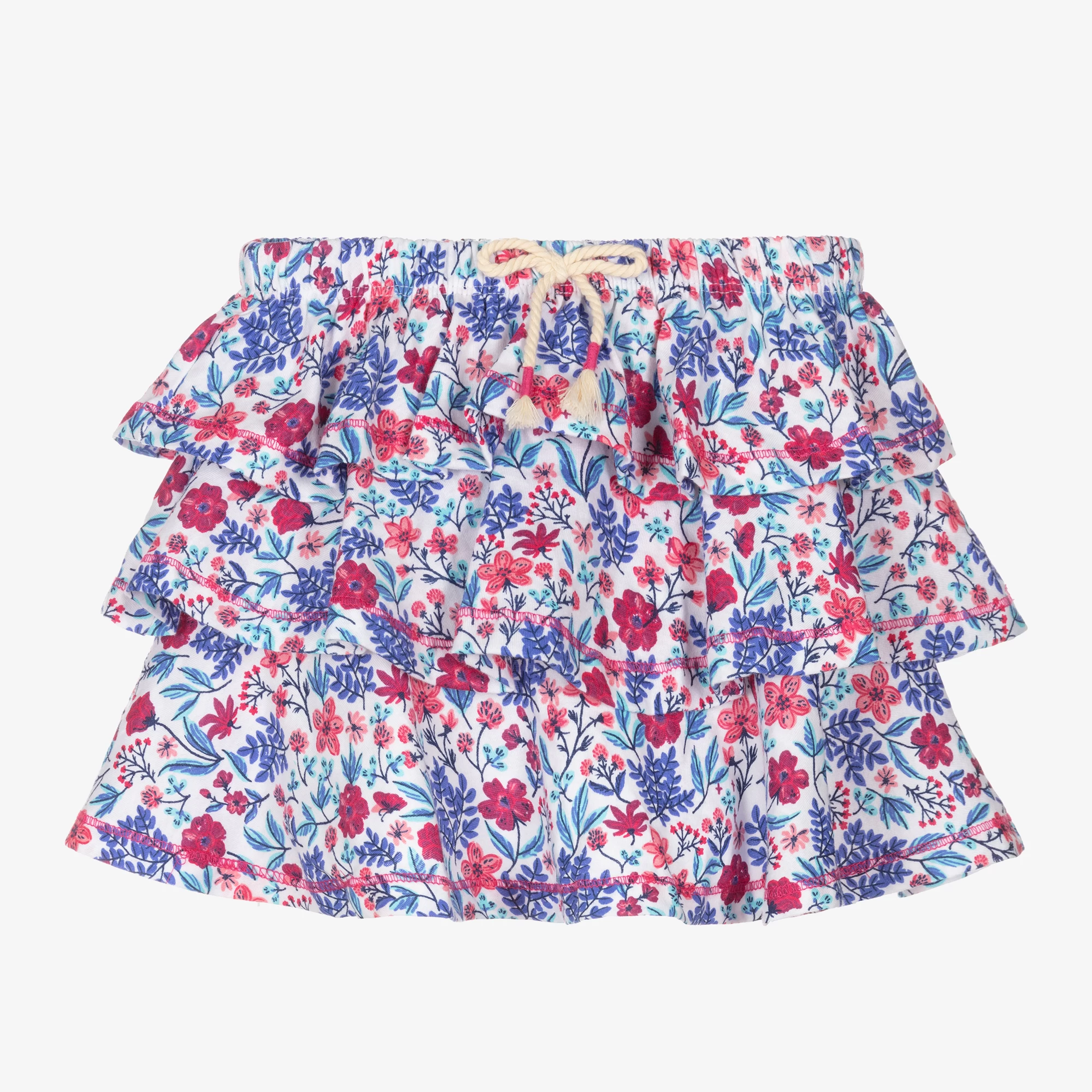 Hatley Floral Cotton Ruffle Skirt 3 Hatley Floral Cotton Ruffle Skirt