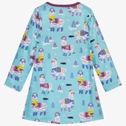 Hatley Girls Blue Alpaca Nightdress -Kids Fashion World hatley girls blue alpaca nightdress 392263 90a427c67cb2d2a38e1b7177b6b4d0b1184ec32e