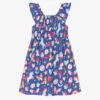 Hatley Girls Blue & Pink Shirred Cotton Dress 1 Hatley Girls Blue & Pink Shirred Cotton Dress -Kids Fashion World hatley girls blue pink shirred cotton dress 514961 67ca5505db40a3ee3680962bde6fe4af9e71e519