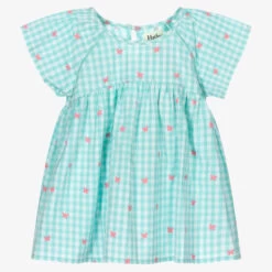 Hatley Girls Gingham Cotton Dress Set