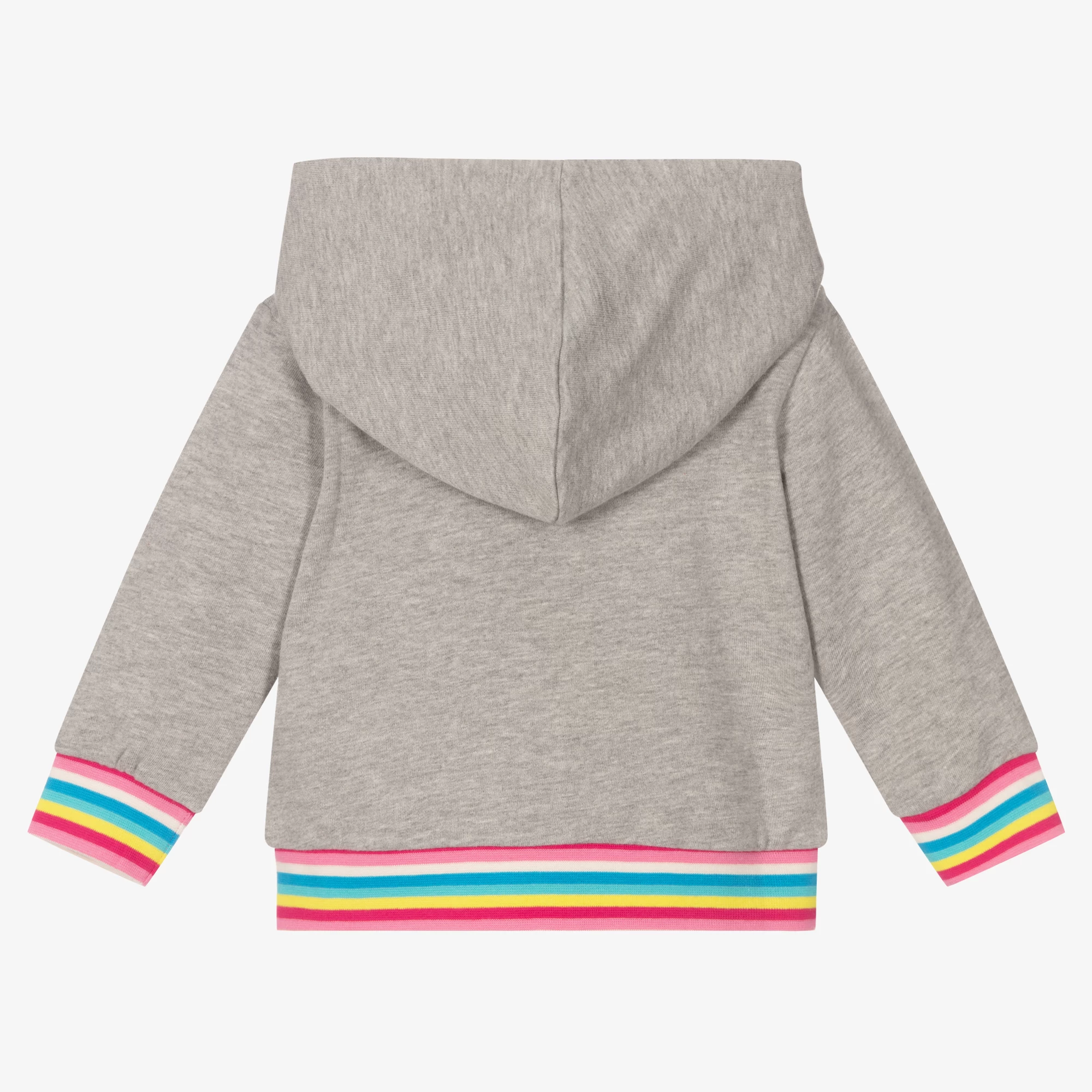 Hatley Girls Grey Cotton Zip-Up Top 5 Hatley Girls Grey Cotton Zip-Up Top - Image 3