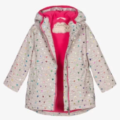 Hatley Girls Grey Hooded Raincoat -Kids Fashion World hatley girls grey hooded raincoat 457102 0c41713adfe60327a6ae853157a58c63913ef1f5