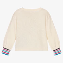 Hatley Girls Ivory Cotton Sweater -Kids Fashion World hatley girls ivory cotton sweater 457182 f7ae315962c63bed61ec516196ac705271e0a232