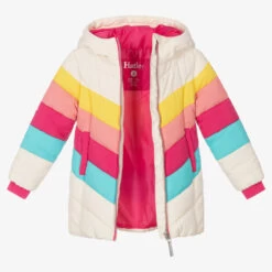 Hatley Girls Ivory Hooded Puffer Coat -Kids Fashion World hatley girls ivory hooded puffer coat 457175 922cd6072e284e66f5ec710d8adb378f5338c4df