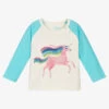 Hatley Girls Ivory Unicorn Cotton Top -Kids Fashion World hatley girls ivory unicorn cotton top 457170 f97eaefeca6e76672583f056944af407468fc960