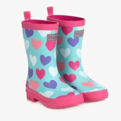 Hatley Girls Pink & Blue Rain Boots