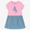 Hatley Girls Pink & Blue Unicorn Dress 2 Hatley Girls Pink & Blue Unicorn Dress -Kids Fashion World hatley girls pink blue unicorn dress 515012 0f541a127caae09b606d35e9fb99fa1e7c7117d0