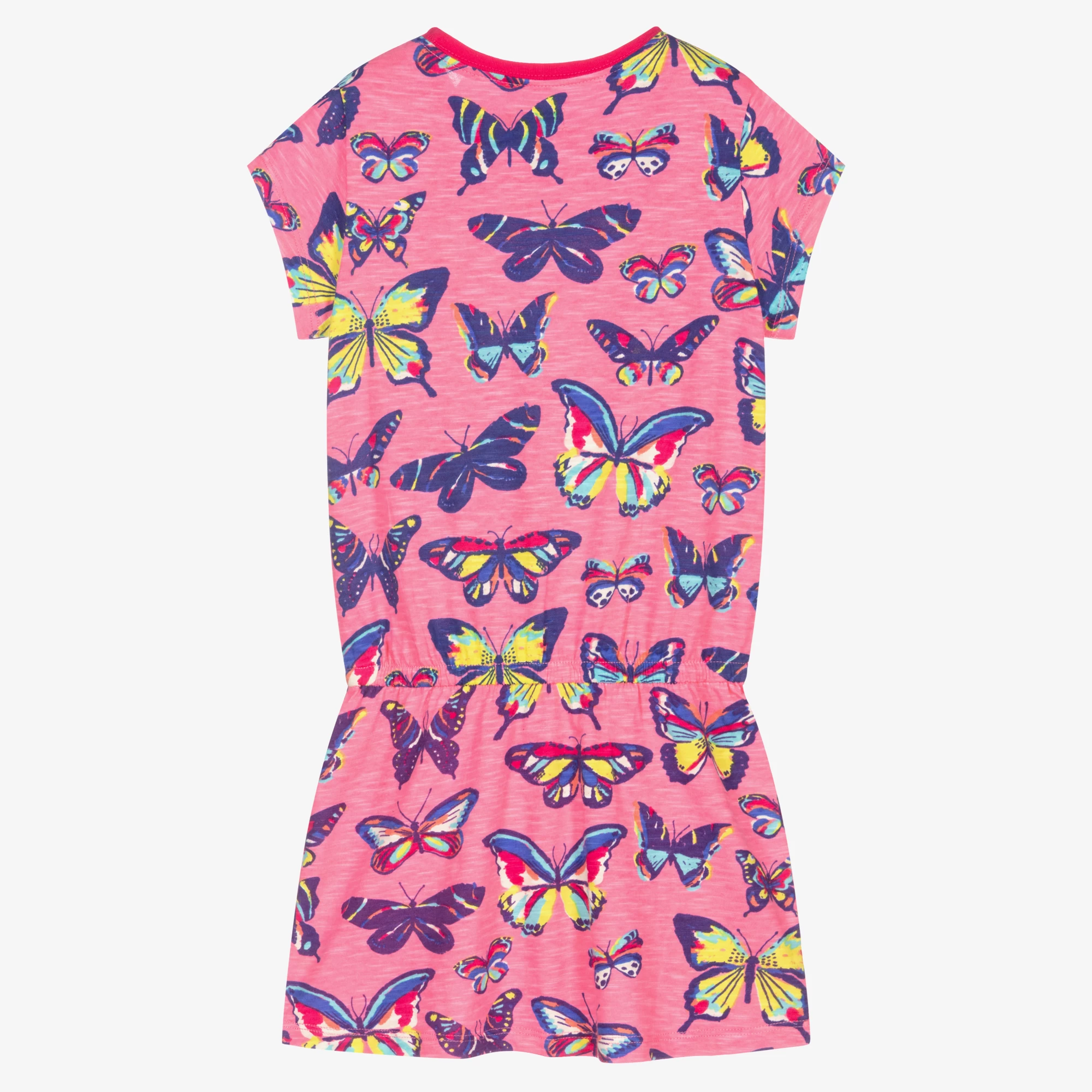 Hatley Girls Pink Butterfly Dress 4 Hatley Girls Pink Butterfly Dress - Image 2