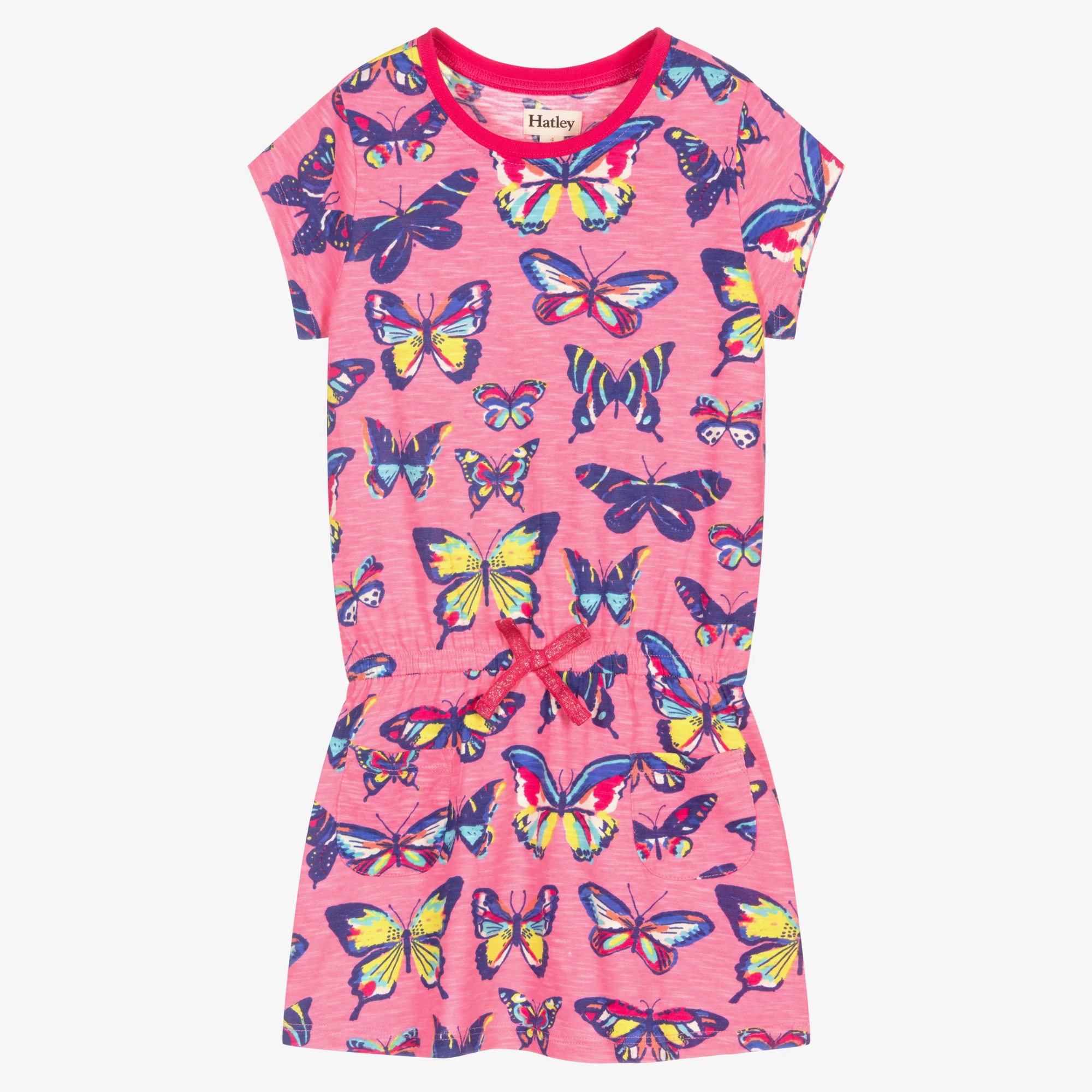 Hatley Girls Pink Butterfly Dress 3 Hatley Girls Pink Butterfly Dress