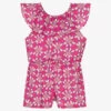 Hatley Girls Pink Floral Playsuit -Kids Fashion World hatley girls pink floral playsuit 515010 079d31f401d821910df6c63904afb7ecde70f16b