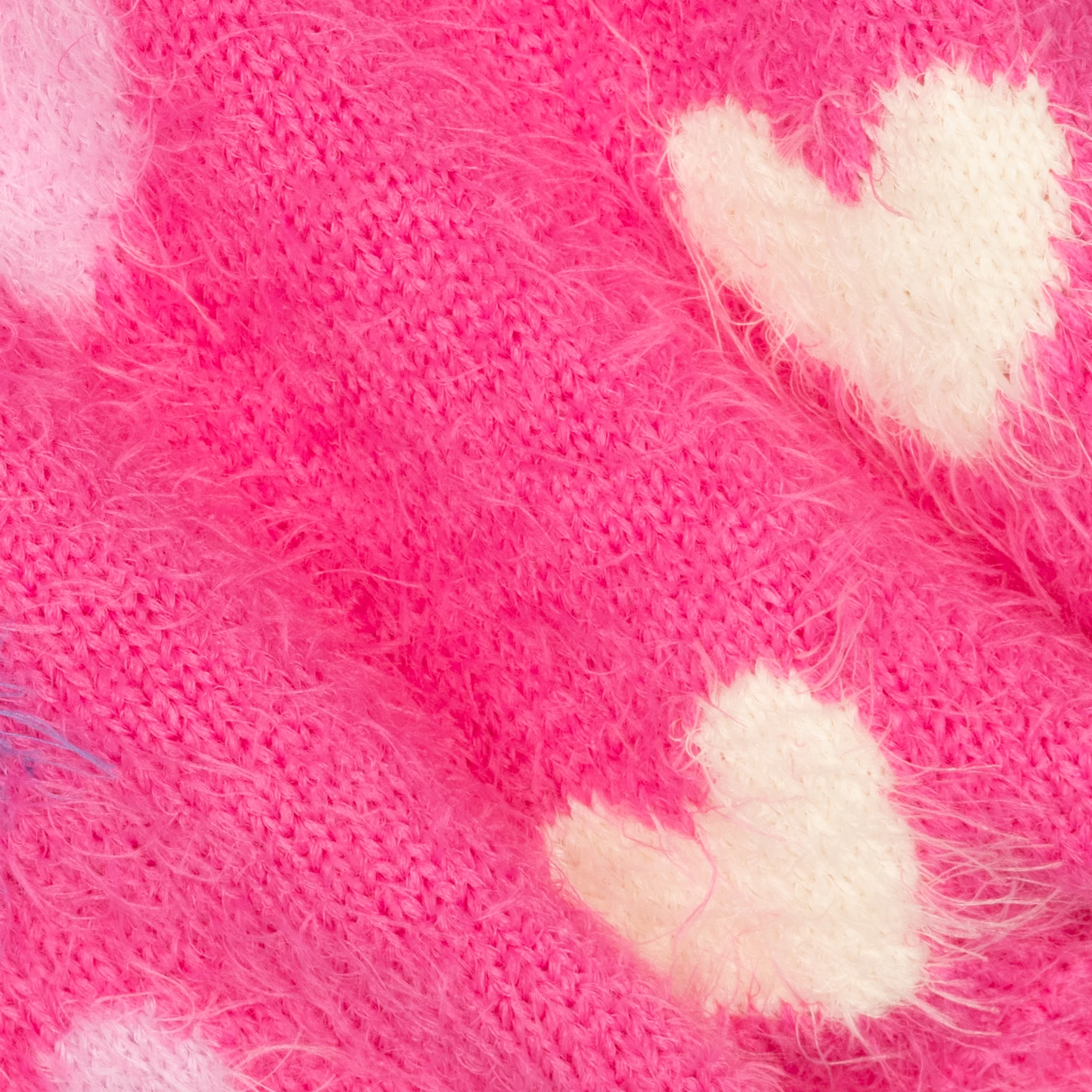 Hatley Girls Pink Fluffy Knit Dress 5 Hatley Girls Pink Fluffy Knit Dress - Image 3