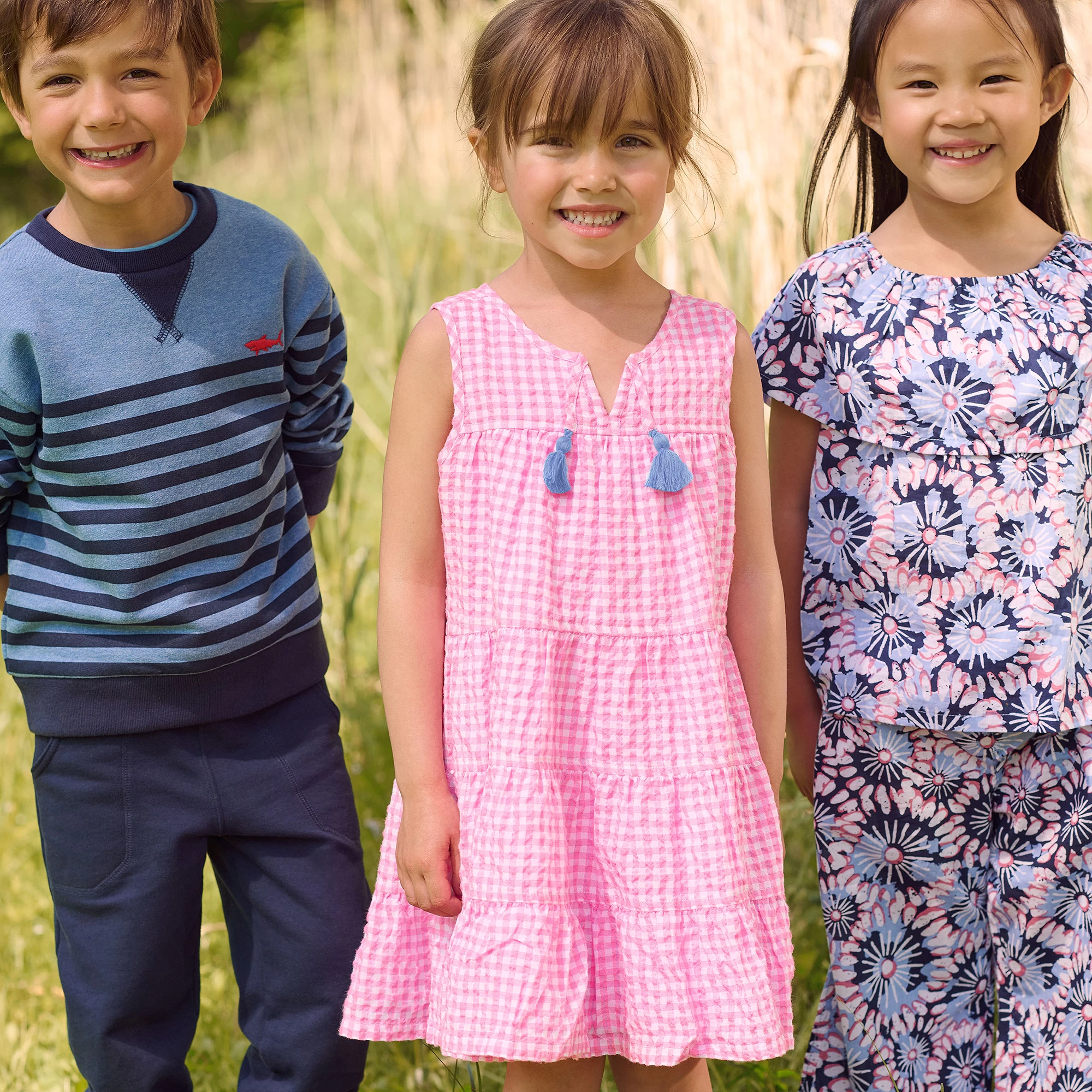 Hatley Girls Pink Gingham Tiered Dress 4 Hatley Girls Pink Gingham Tiered Dress - Image 2