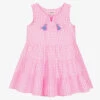Hatley Girls Pink Gingham Tiered Dress -Kids Fashion World hatley girls pink gingham tiered dress 515013 c8a6d17330da5a9cf10d99dff414cdcb5eef32ee