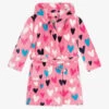Hatley Girls Pink Heart Dressing Gown -Kids Fashion World hatley girls pink heart dressing gown 457133 e316ccda655eb99ed9c0fef4929c97c5b8a53f45