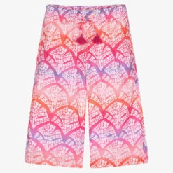 Hatley Girls Pink & Purple Cropped Trousers