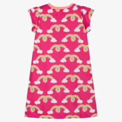 Hatley Girls Pink Rainbow Print Nightdress -Kids Fashion World hatley girls pink rainbow print nightdress 515024 53ac601365083119ec9f1993476eb8209ed04472