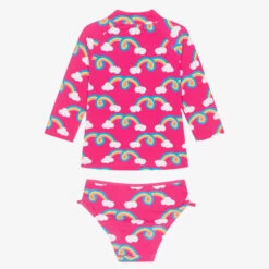 Hatley Girls Pink Rainbow Tankini (UPF50+) -Kids Fashion World hatley girls pink rainbow tankini upf50 515026 5a36073246c93d1aec335f8bd78f49f9fbccd38d