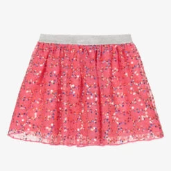 Hatley Girls Pink Sequin Tulle Skirt
