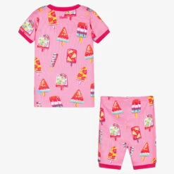 Hatley Girls Pink Short Pyjamas -Kids Fashion World hatley girls pink short pyjamas 427017 b4e176750675f022e72314fc38e72fa8d3c055d3