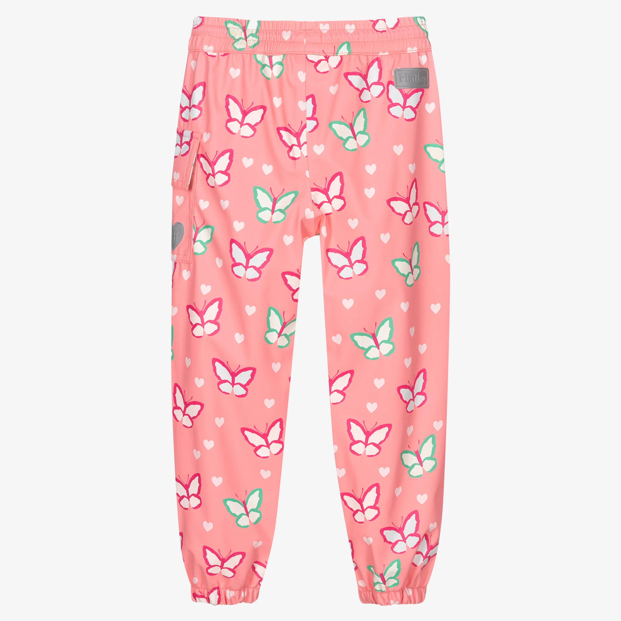 Hatley Girls Pink Splash Trousers 4 Hatley Girls Pink Splash Trousers - Image 2