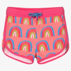Hatley Girls Pink Swim Shorts